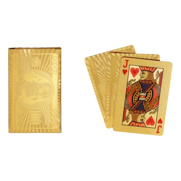 Premium Spillekort i guld - Image 2