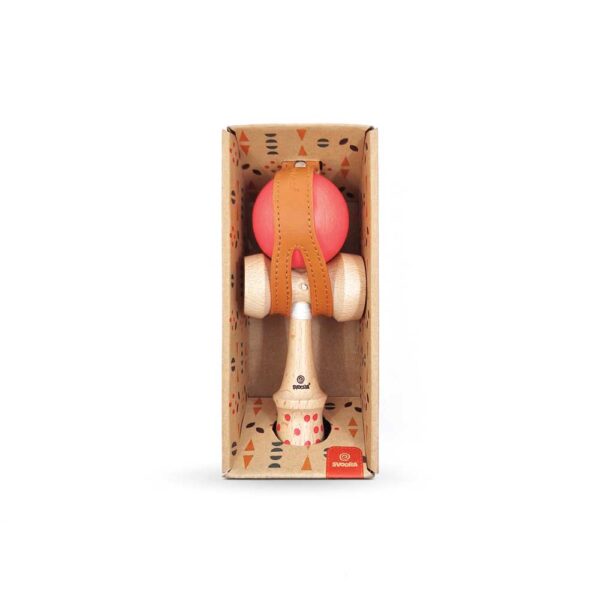 Kendama trælegetøj - rød - Image 2