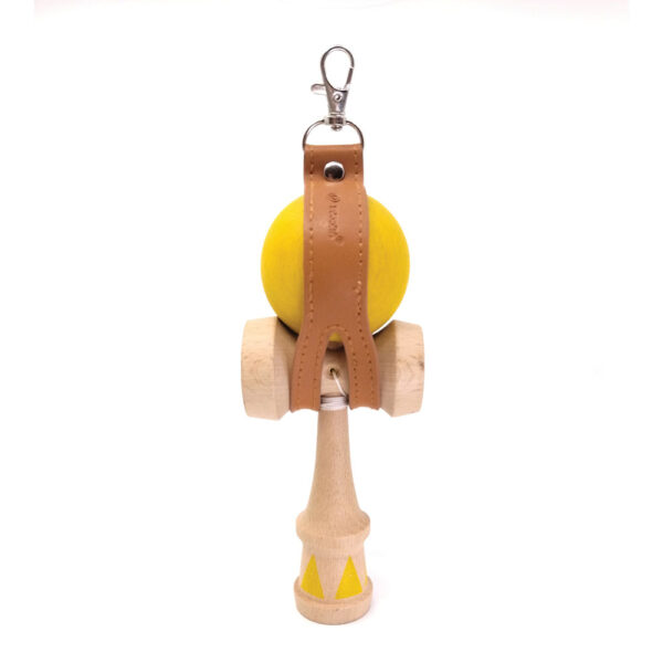 Kendama trælegetøj - gul - Image 3