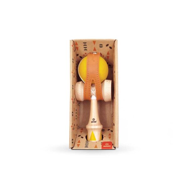 Kendama trælegetøj - gul - Image 2